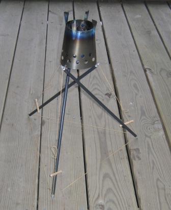 Tensegrity Stove Stand