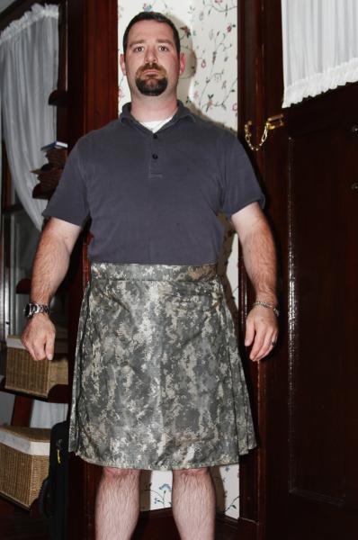 Raiffnuke Hiking Kilt, Front