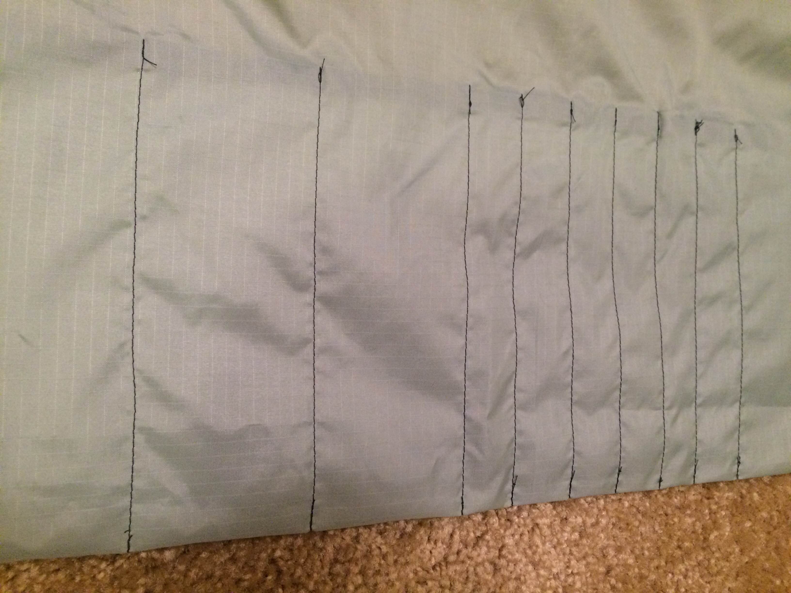 DIY Roll Bag Back Stitching