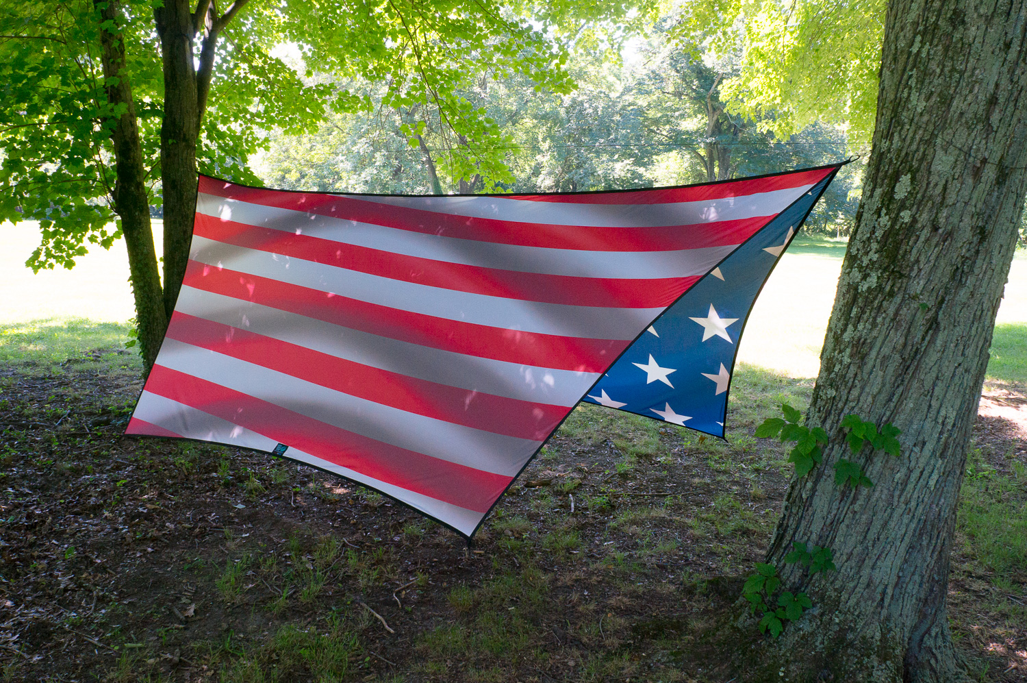 All American Patriot hex tarp by Loco Libre Gear