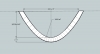 A Line Drawing Of A Transverse Cross-section Of An Insulated Bridge Hammock - 2 by I Splice in Images for homemade gear forums directions