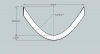 A Line Drawing Of A Transverse Cross-section Of An Insulated Bridge Hammock - 3 by I Splice in Images for homemade gear forums directions