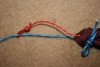 Single Piece Internal Ridgeline Secured To Support Ropes by Downunderhang in Images for homemade gear forums directions