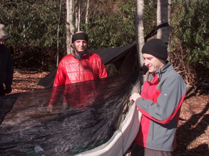 1st annual winter camp-out w/ hammockfourms