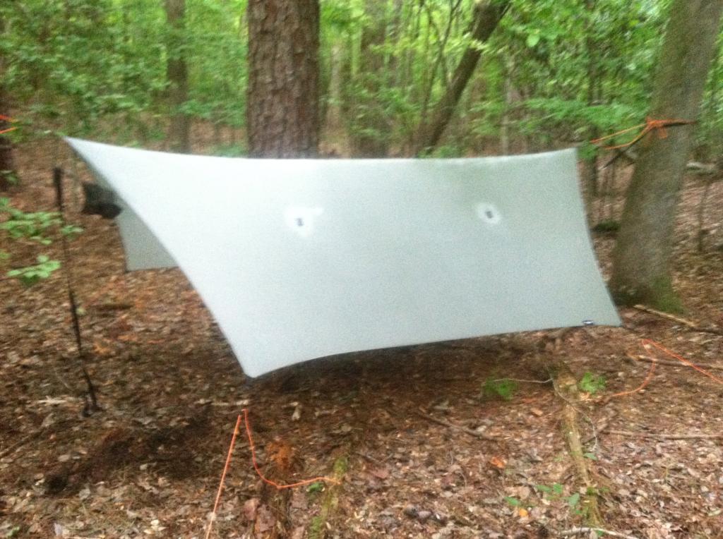 Hammock And Tarp Setup