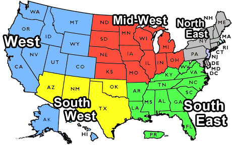 HF Regional Subforum Divisions (for Trip Planning Only)