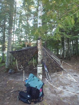 Nina Moose Lake campsite