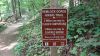 Mohican 3 - Hemlock Gorge Trail Sign by Trail Runner in Hammock Landscapes
