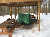 Campmor 10 X 12 Tarp In Winter Mode by Lone Wolf in Tarps