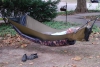 undersupport for pad in bridge hammock, occupied