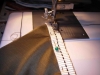 Fixing webbing to edge of cut fabric in Bridge hammock