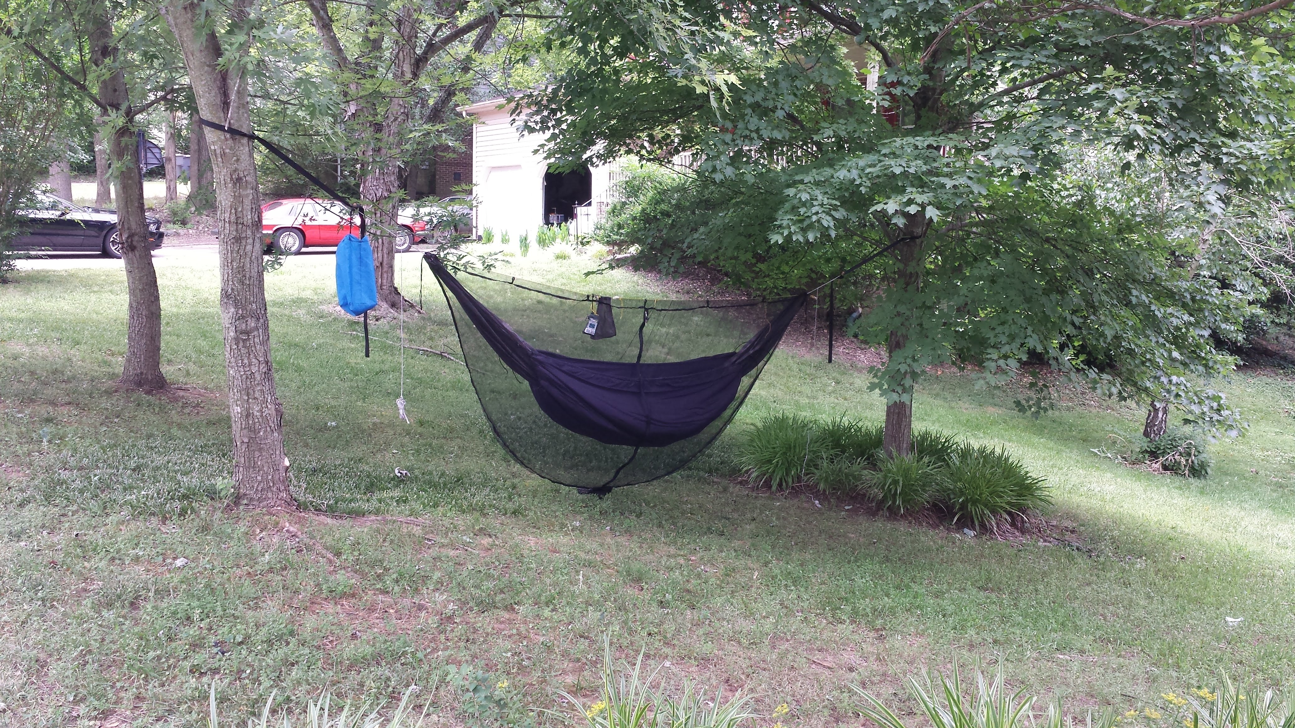 My hammock with new diy uq and 18$ bugnet