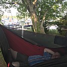 Hanging at Herrington Harbor North Marina by Tyroler Holzhacker in Hammocks