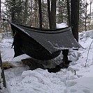 Snowshoe trip to Niger Lake