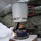 winter canister stove setup by cmoulder in Other Accessories not listed