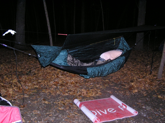 night out camping