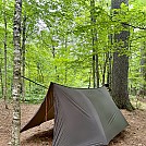 Super wide tarp, floppy door fabric