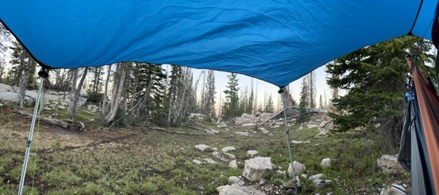 View of High Uintas from Hammock